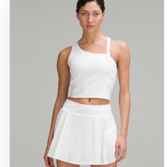 Lululemon Everlux Asymmetrical Crop Tank Top - Picture 2 of 3